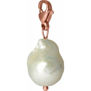 Charm Cosmopolitan pearl stainless steel rose