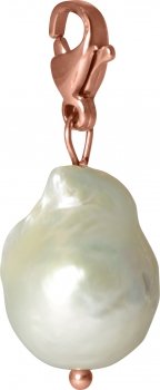 Charm Cosmopolitan pearl stainless steel rose