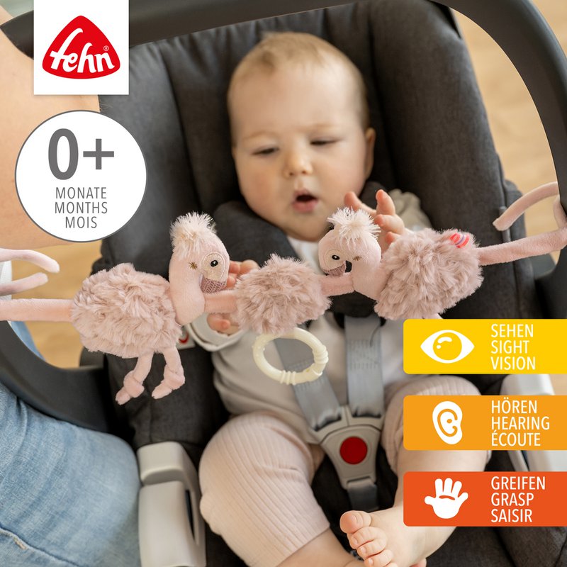 Pram chain flamingo