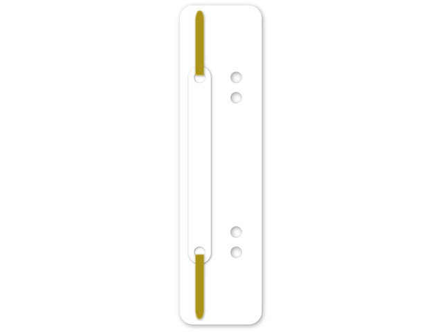 Snelhechterstrip Kangaro 2r PP doos 100 (4x25stuks) wit