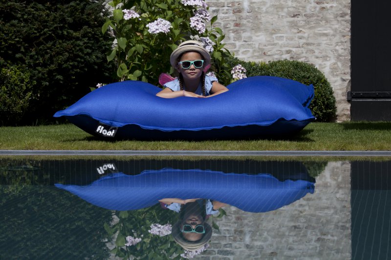 FLOAT BEANBAG SWIMMINGPOOL - kongeblå