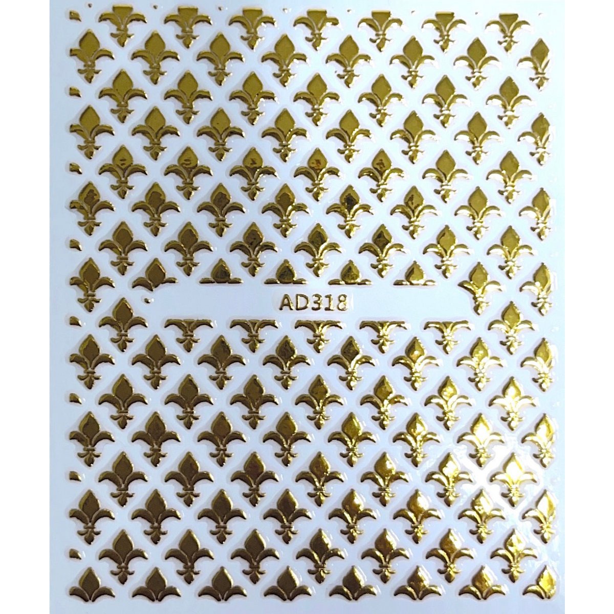 Gold pattern stickers