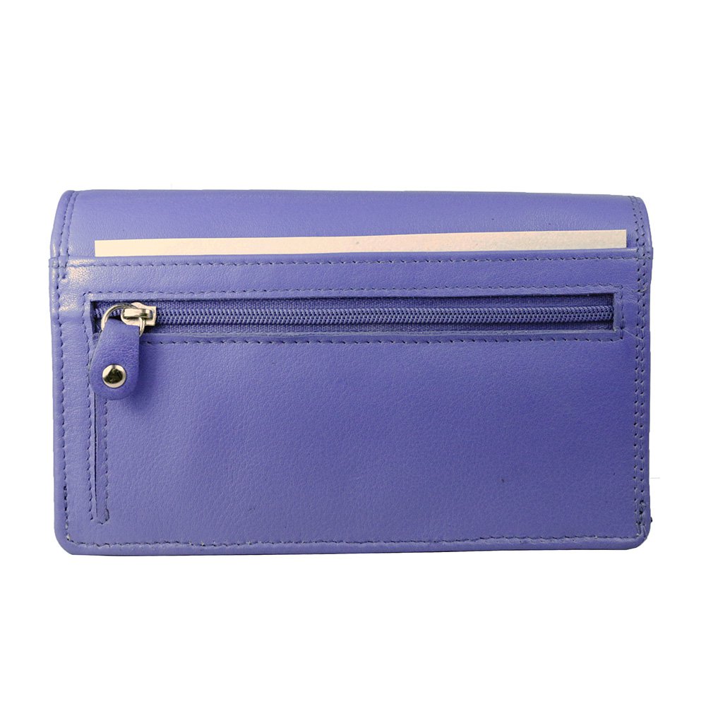 Portefeuille Femme en Cuir RFID - Portefeuille Femme en Cuir - Modèle Harmonica
