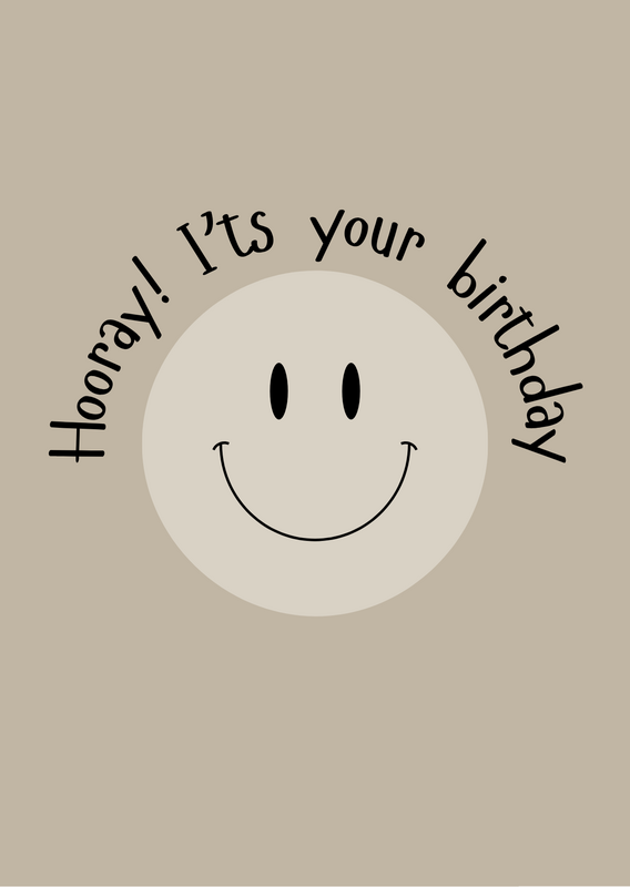 Wenskort | Hurra! Det er din fødselsdag