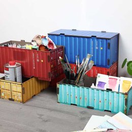 Container stablekasse stor