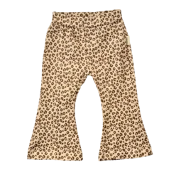 Udvidede bukser leopardprint