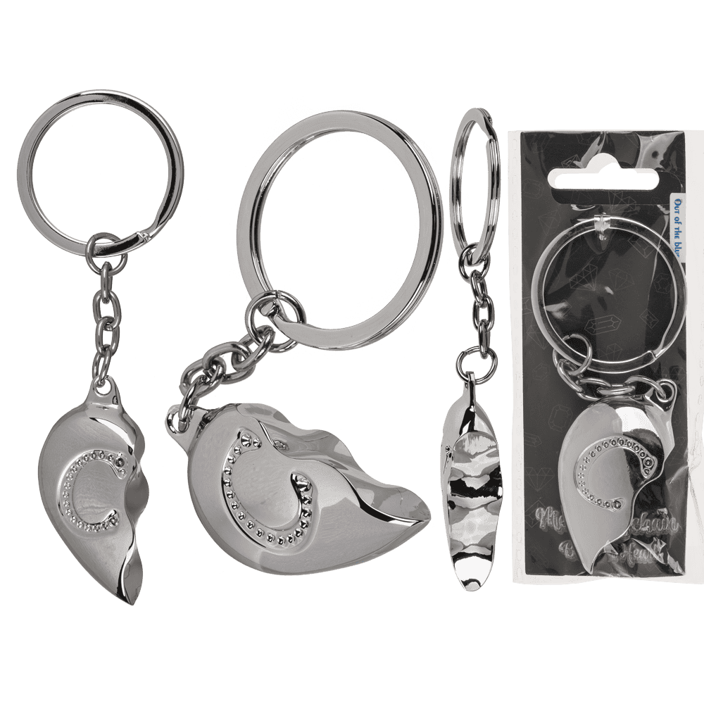 Metal Keychain, Broken Heart,