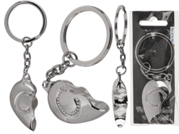 Metal Keychain, Broken Heart,