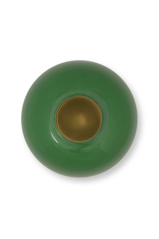 Vase Metal Green 23cm