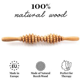 Ovale Houten Cellulite Massage Roller Lymfedrainage Massager Maderotherapie