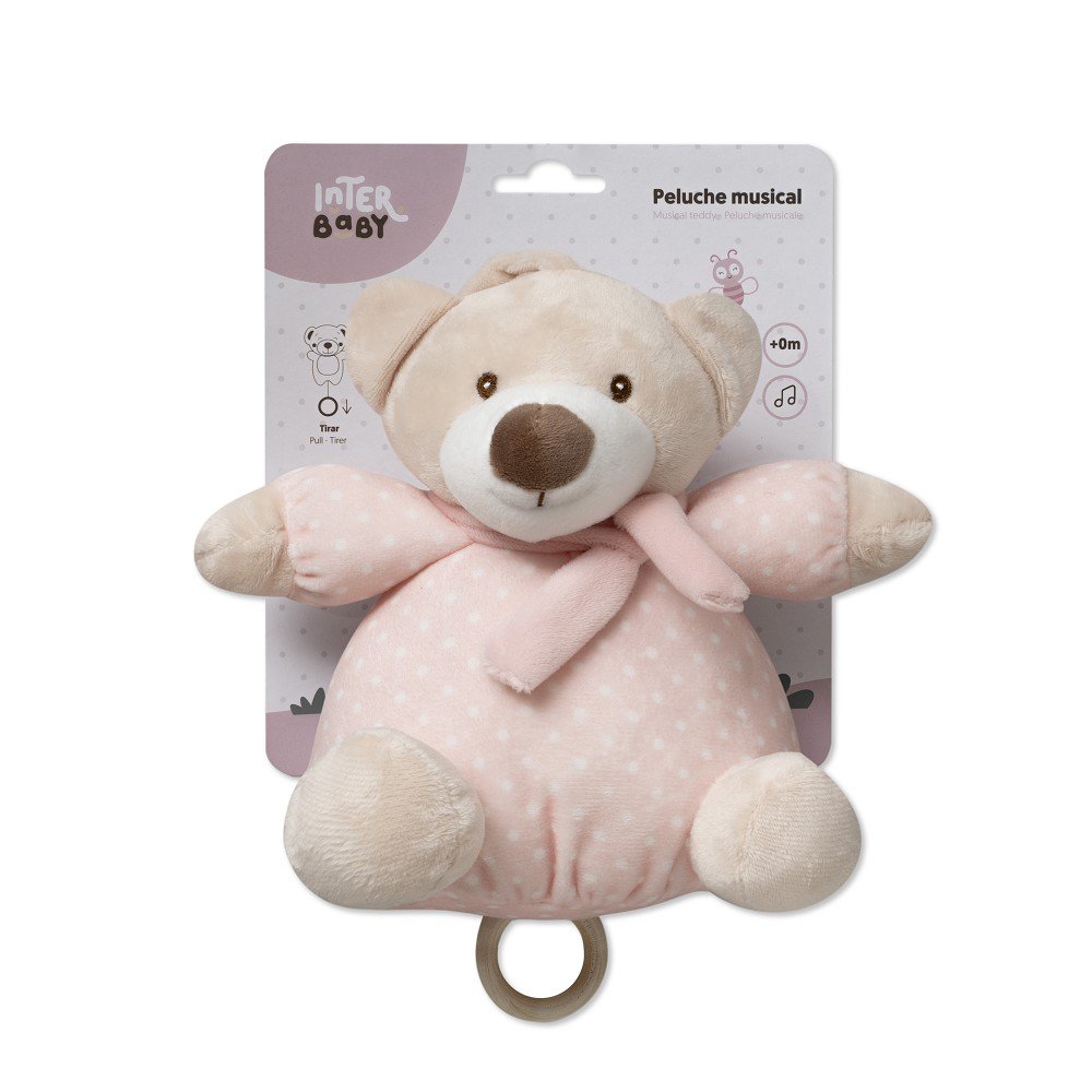 MUZIKALE TEDDY - MOD. OSITO - ROZE