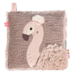 Cherry stone cushion flamingo