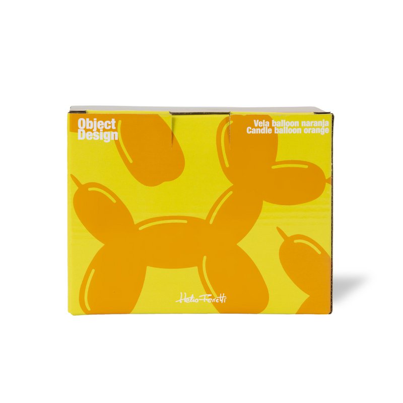 BOUGIE CHIEN BALLON ORANGE HF