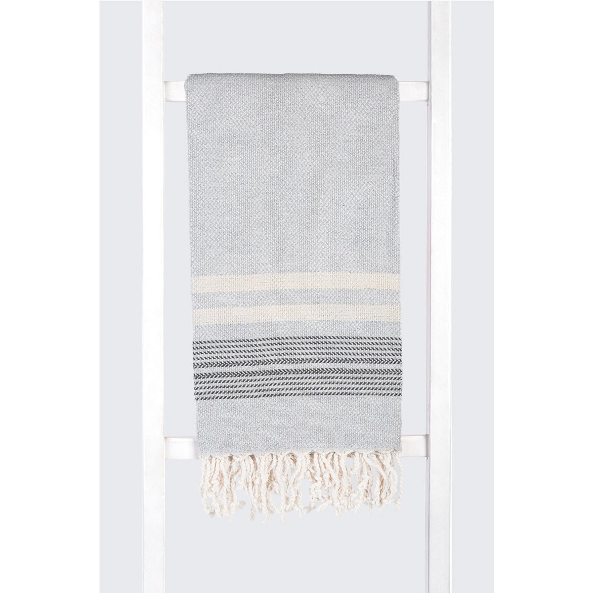Gray 100 cm x 180 cm 100% Cotton
