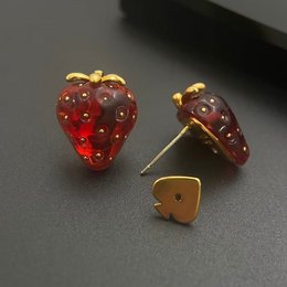 Zoete Aardbei Sieraden Set