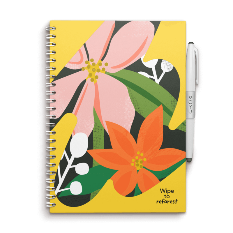 MOYU Erasable Notebook A5 - Flower Vibes