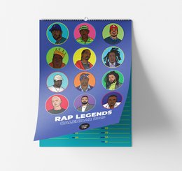 Rap Legends Calendar 2023
