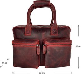 Shoulder bag Laptop bag Red Cowboybag Large Bag Work Bag Learning Handbag