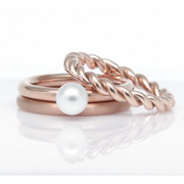 Ring inside 3 mm turned rose
