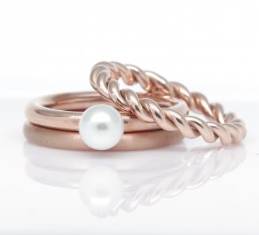 Ring inside 3 mm turned rose