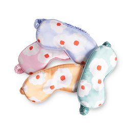 Masque oculaire floral rose hf