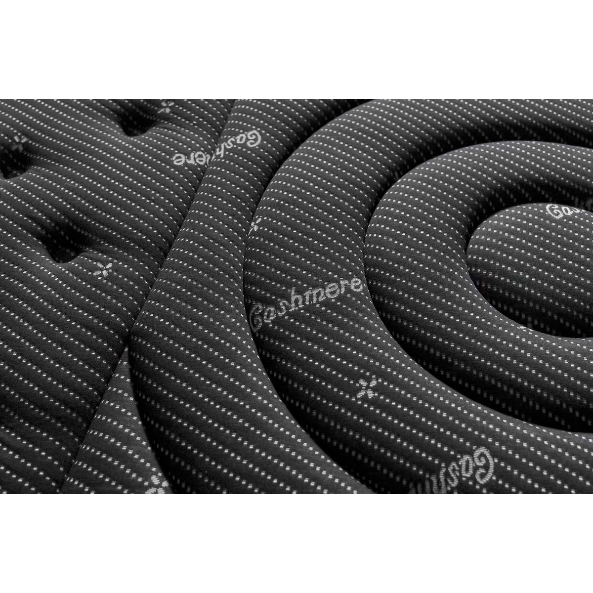 Premium zwarte multizOne viscosoft matras -zwart - Dikte: 27 cm - Moonia