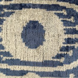 Velvet Ikat Kussen Lavendel 60x40 cm
