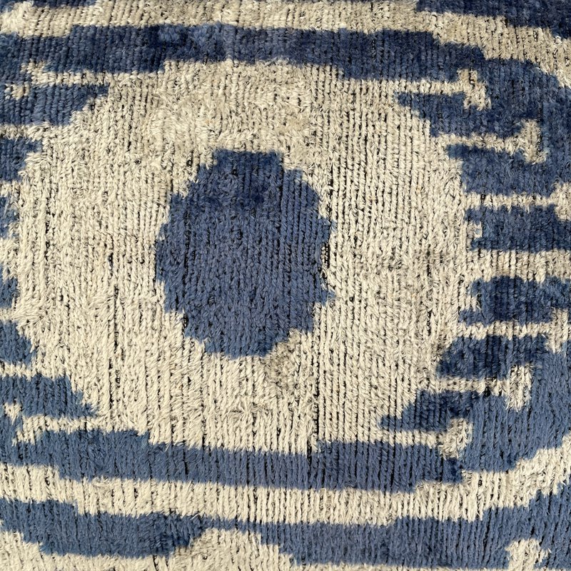 Velvet Ikat Kussen Lavendel 60x40 cm