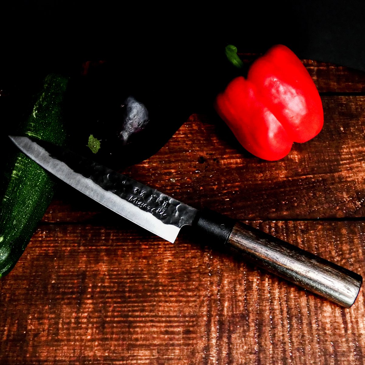 TAKAHIRO MIYAZAKI - Gyotu - coltello per carne e pesce con manico in wengé 5"