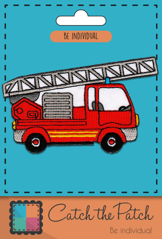 Camión con escalera de bomberos - Rojo