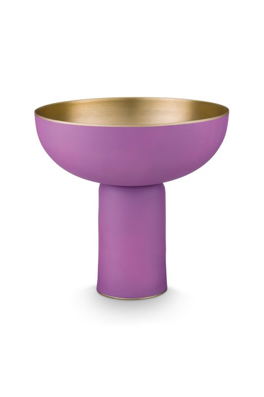 High Tray Metal Matt Lilac 23x24cm
