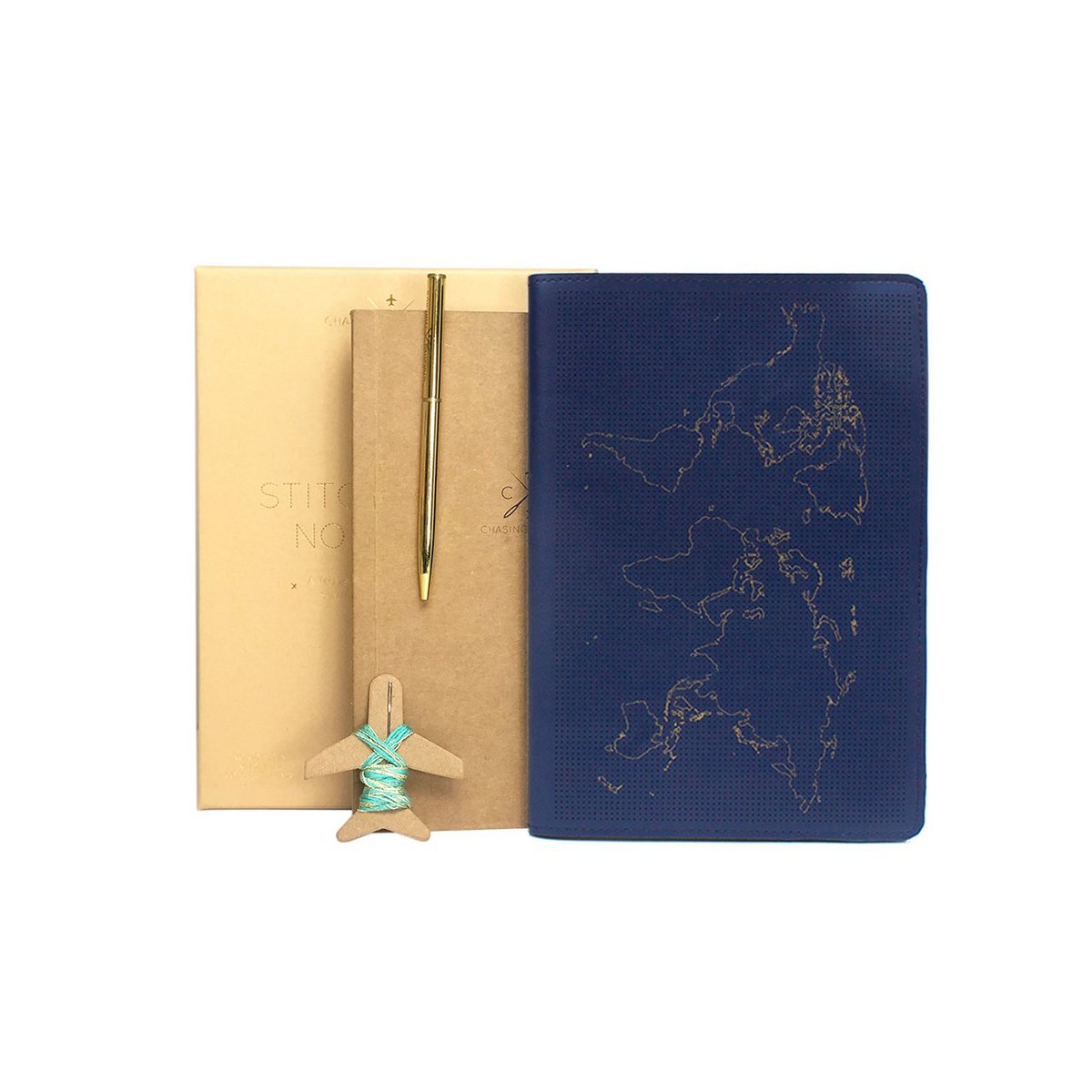 Cahier de voyage Stitch Navy