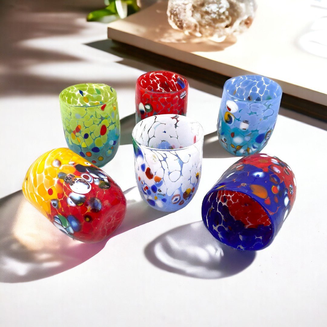 Veronese glass in Murano glass, made on the island of Murano, blow and handmade by Masters Vetrai - Special Edition - 380 ml.