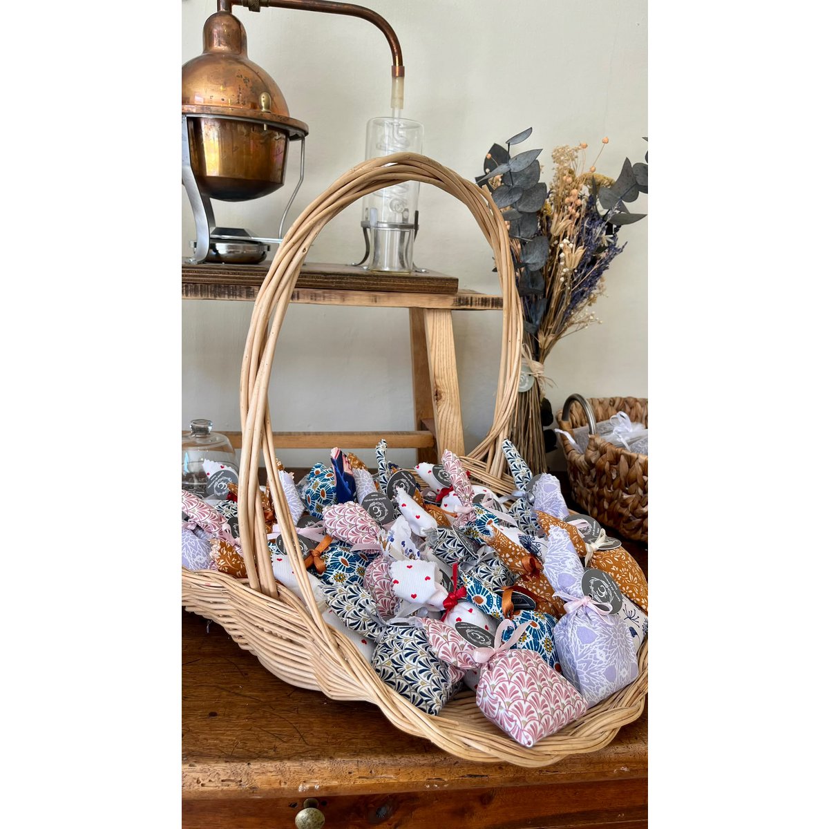 Bolsa de tela Lavandin – Fabricación artesanal y manual