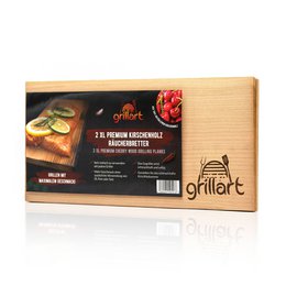 Tablas para ahumar grillart® premium hechas de madera 100% natural para un sabor especial a la parrilla