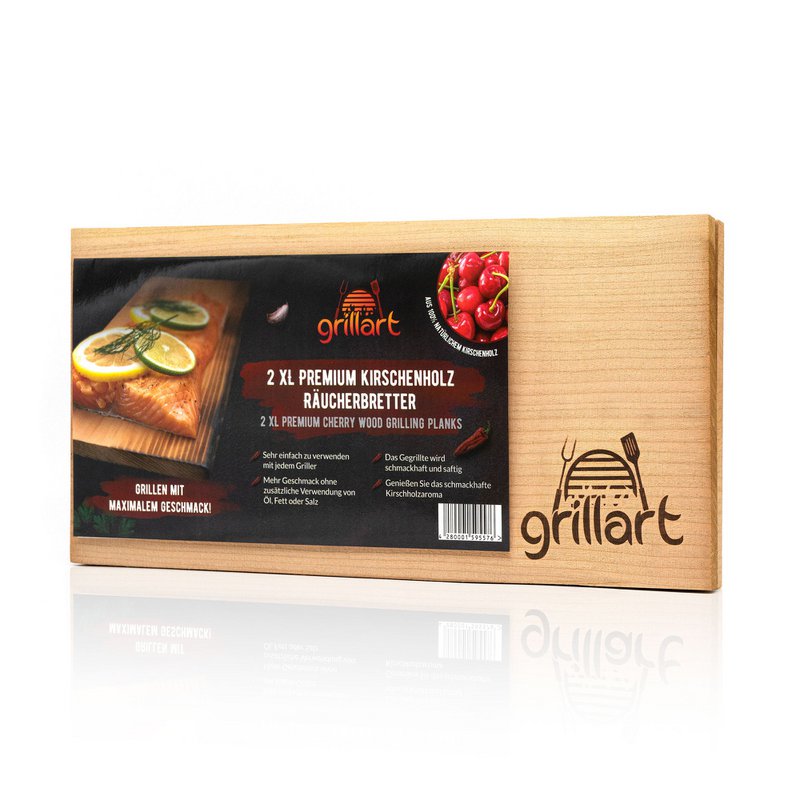 grillart® premium rygebrætter lavet af 100% naturligt træ for en speciel grillet smag