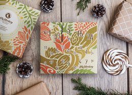 Adventskalender chocolade suikervrij, vegan, glutenvrij