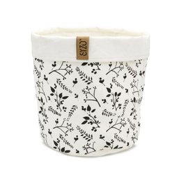 SIZO Washable Paper Bag Flower White with waterproof biodegradable liner