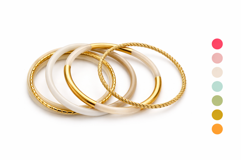 HS Bracelets - Set of 5 Bracelets - In more than 5+ Colors