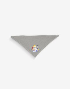 Mooie grijze bandana Alice in Wonderland 100% biologisch katoen gecertificeerd OEKO-TEX