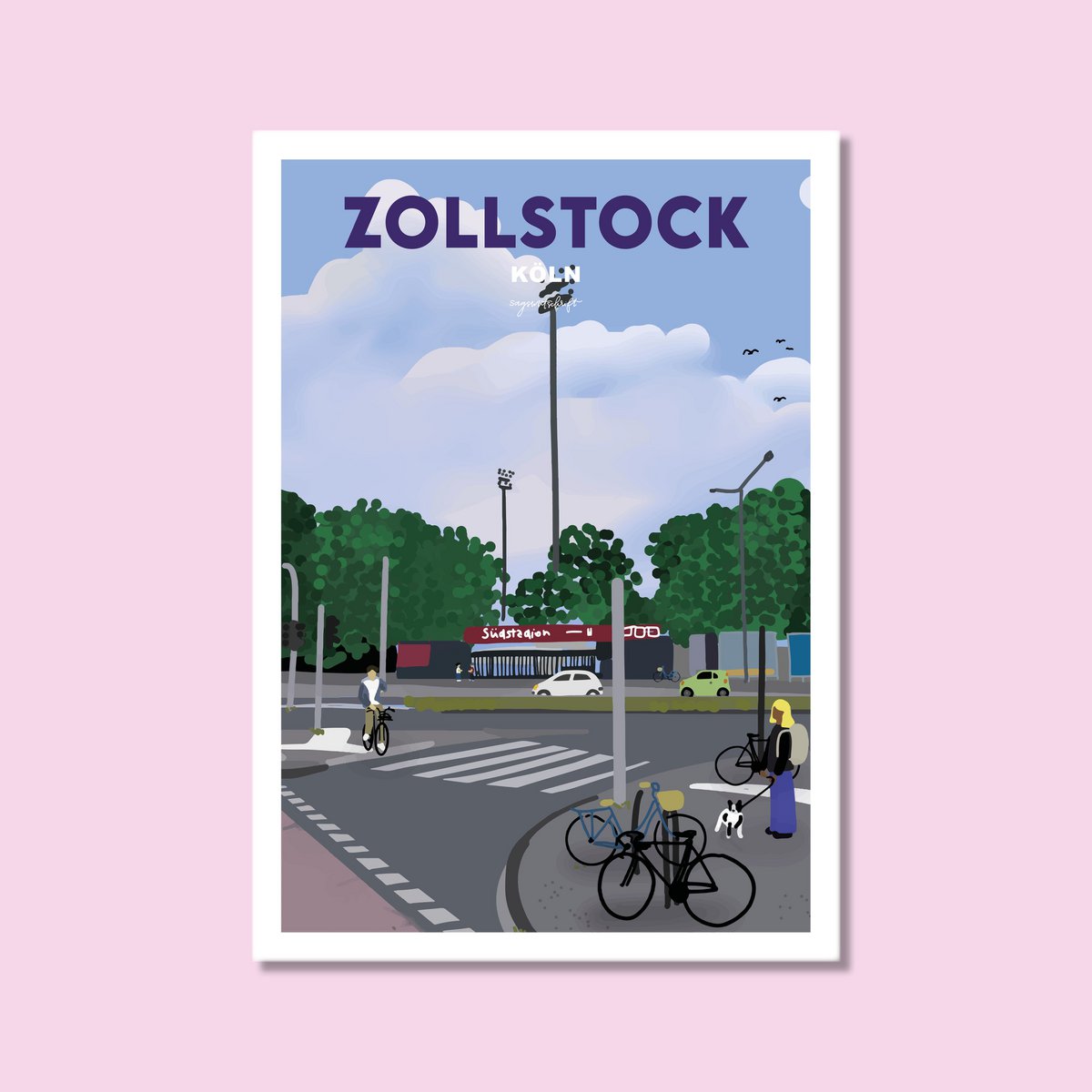 Heimatposter Zollstock Köln