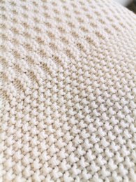 Gestrickte Überwürfe, gestrickte Decke, CottonThrows, gestrickte Überwurfdecke aus 100 % Baumwolle