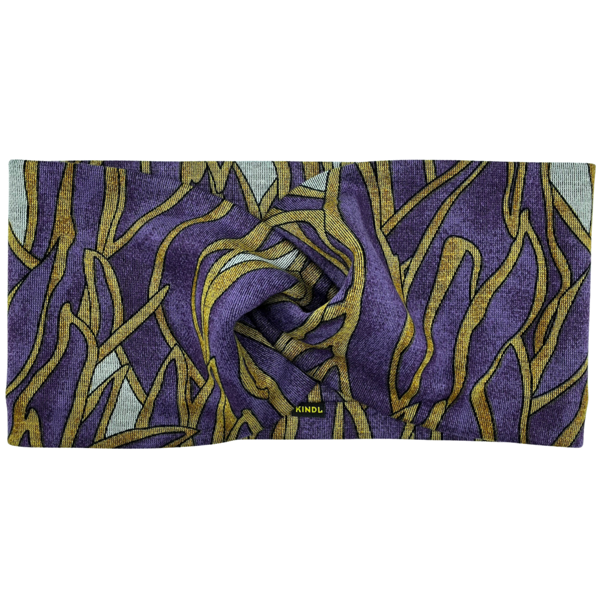 Bandeau Twist - Or et Lila, Jersey Ponte