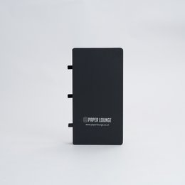 Tavolo pieghevole in carta circolare - nero