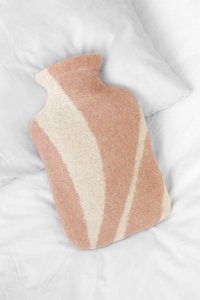 Hot water bottle cover / hot water bottle cover bold rosestone