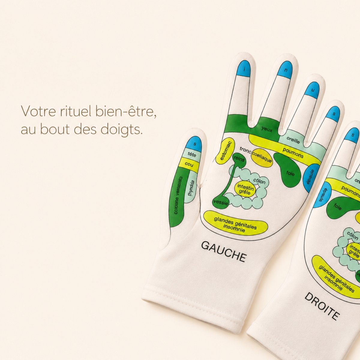 Softing Reflexology SPA Handsker - Håndpleje med Jojoba og Olivenolie Gel, E-vitamin og lavendel - Fugter og genopretter dine hænders blødhed og smidighed
