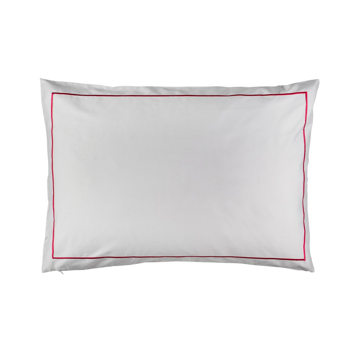 Sateen pillowcase Alu with cyclamen embroidery