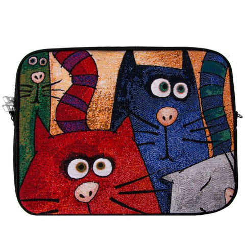 Laptoptasche - cauda felis- 38x28x2,5cm