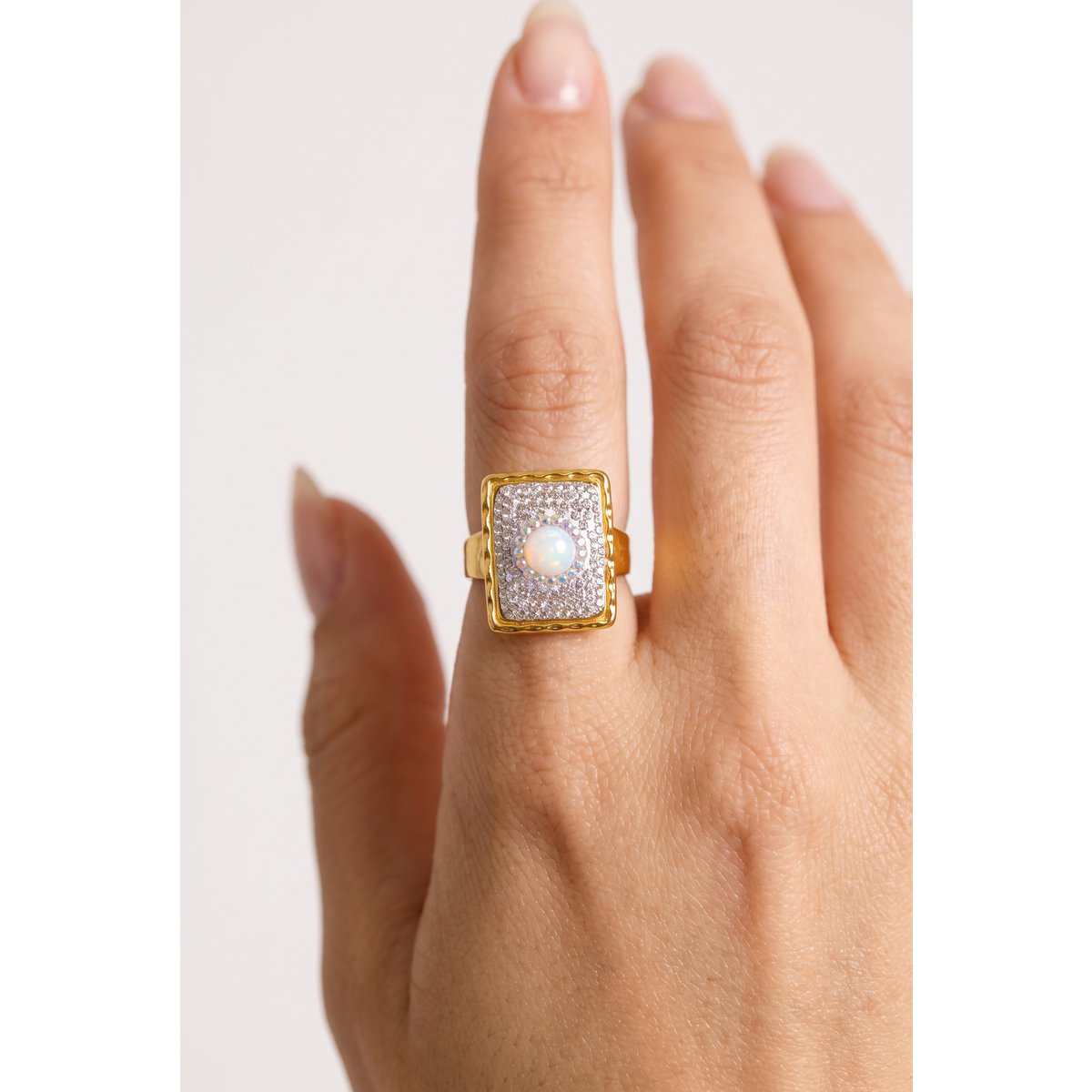 Bague en acier inoxydable ajustable