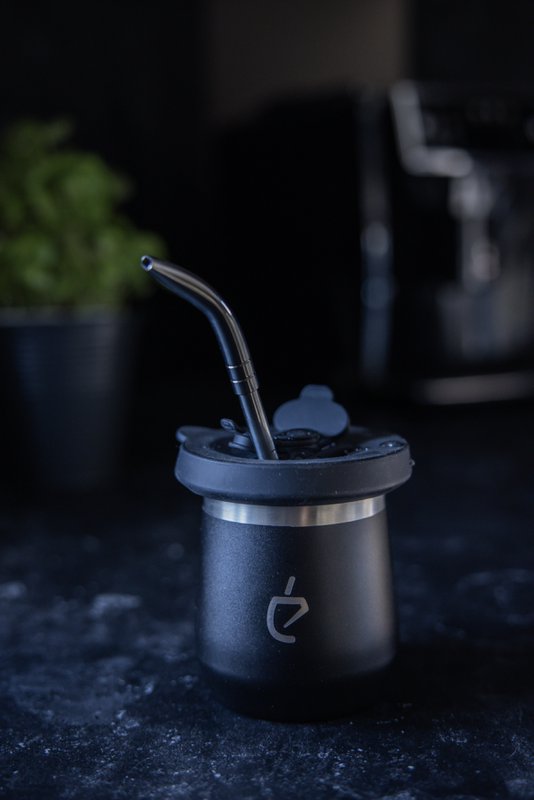 Yerba Mate Set Termolid DualFlow PRO – Obsidian Black | Un Mate®